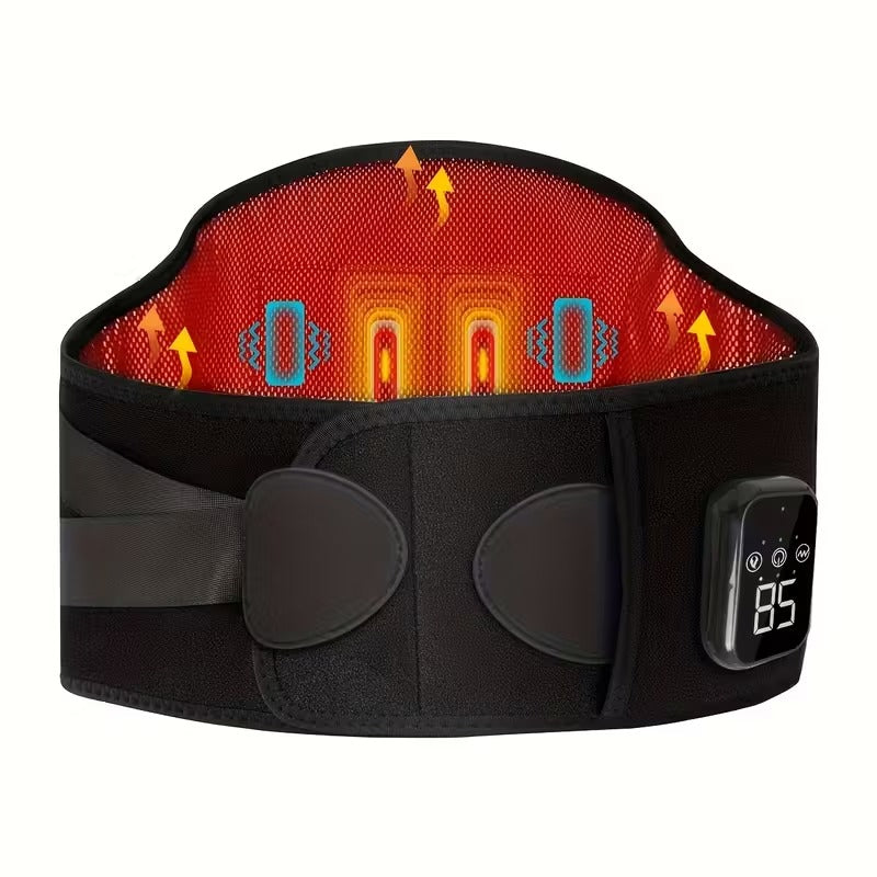 Heated Waist Massager Belt USB Rechargeable V1142-TM601101507178793