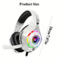 Gaming Headset with Mic, LED Light & Surround Bass V1142-TM601101726972127