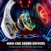 Gaming Headset with Mic, LED Light & Surround Bass V1142-TM601101726972127