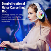 Gaming Headset with Mic, LED Light & Surround Bass V1142-TM601101726972127