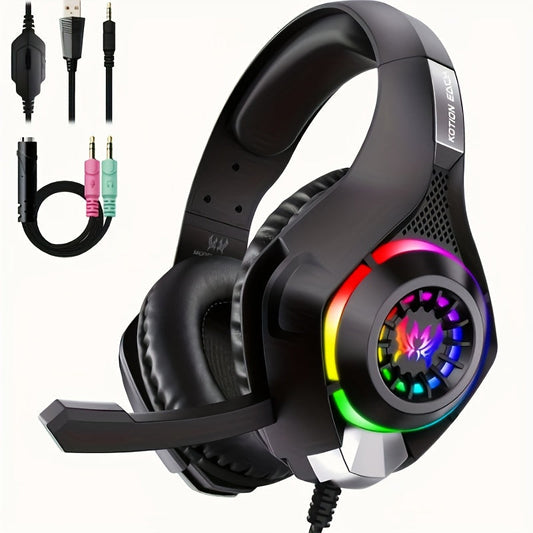 Gaming Headset PC PS4 PS5 Xbox RGB V1142-TM601101783865517