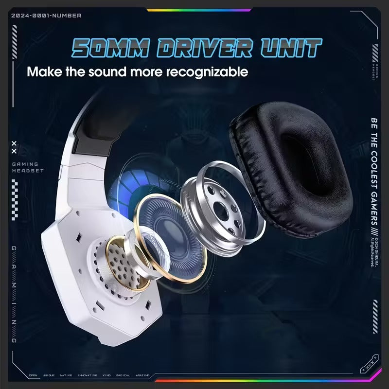 Surround Sound Wireless Gaming Headset Tri-Mode V1142-TM601101923028686