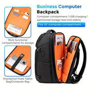 Men's Laptop Backpack Business Travel Bag V1142-TM601101940061219