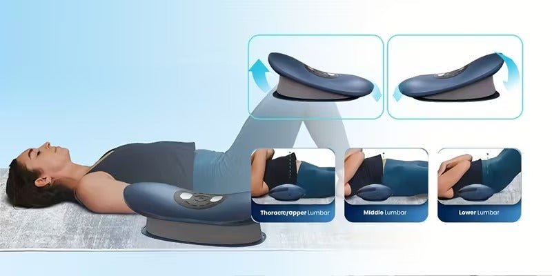 Electric Lumbar Massager with Heat & Vibration V1142-TM601102073698963