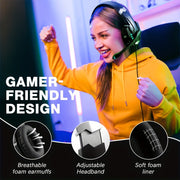 PS5 Wired Gaming Headset with 40mm Surround Sound V1142-TM601102426585872