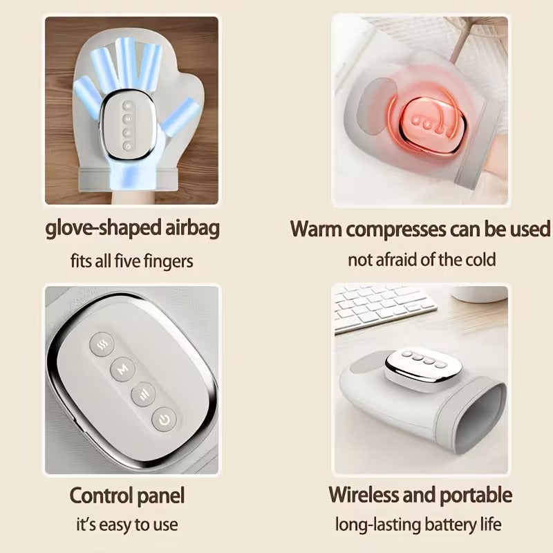 NNETM Smart Hand Massager with Heat & Multiple Modes V1142-TM601102511794617