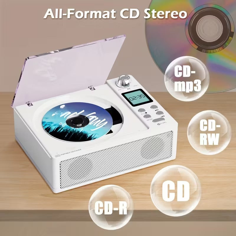 CD Player with Wireless Speaker & FM Radio V1142-TM601102693874690
