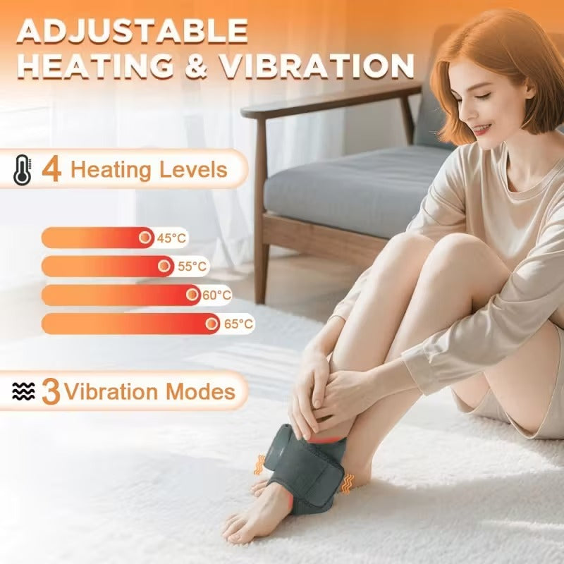 Ankle Heating Massager with Vibration & Heat Therapy V1142-TM601102909409516
