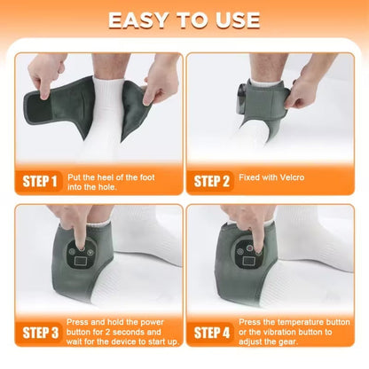 Ankle Heating Massager with Vibration & Heat Therapy V1142-TM601102909409516