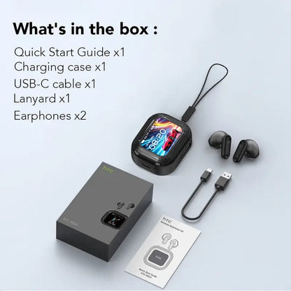 Wireless Earbuds with Language Translation & HD Sound V1142-TM601102913164874