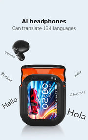 Wireless Earbuds with Language Translation & HD Sound V1142-TM601102913164874
