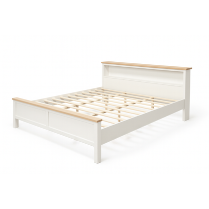 Noosa King Bed Frame with Shelf V1150-BED24001KING