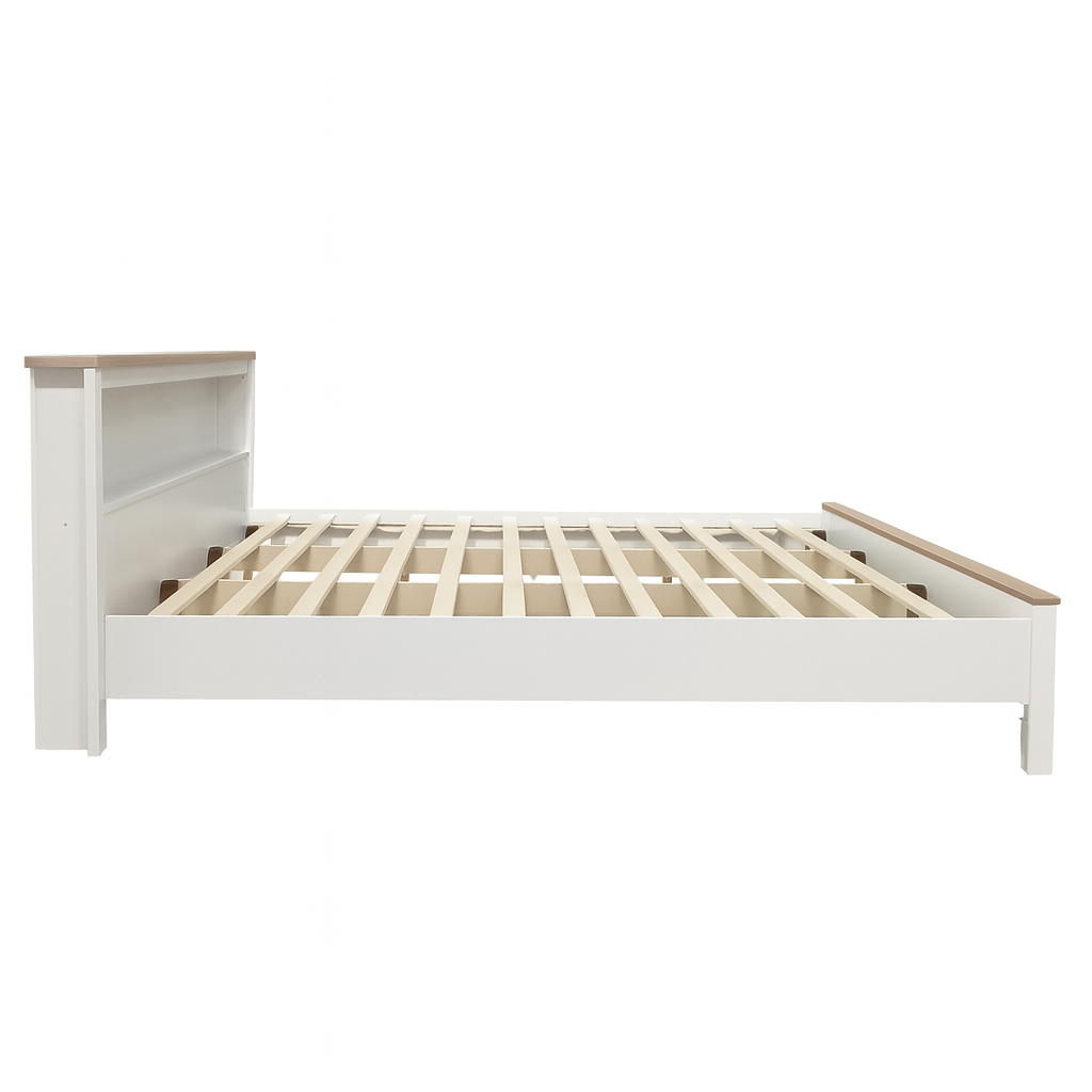 Noosa King Bed Frame with Shelf V1150-BED24001KING