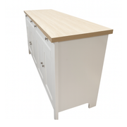 Noosa Buffet Sideboard White and Oak 4 Doors and 2 Drawers V1150-BF24001