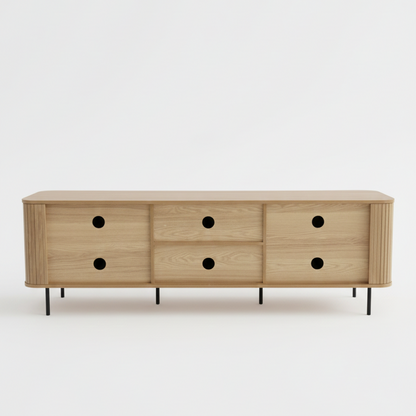 Florence 2 Door Entertainment Unit Oak V1150-UT002