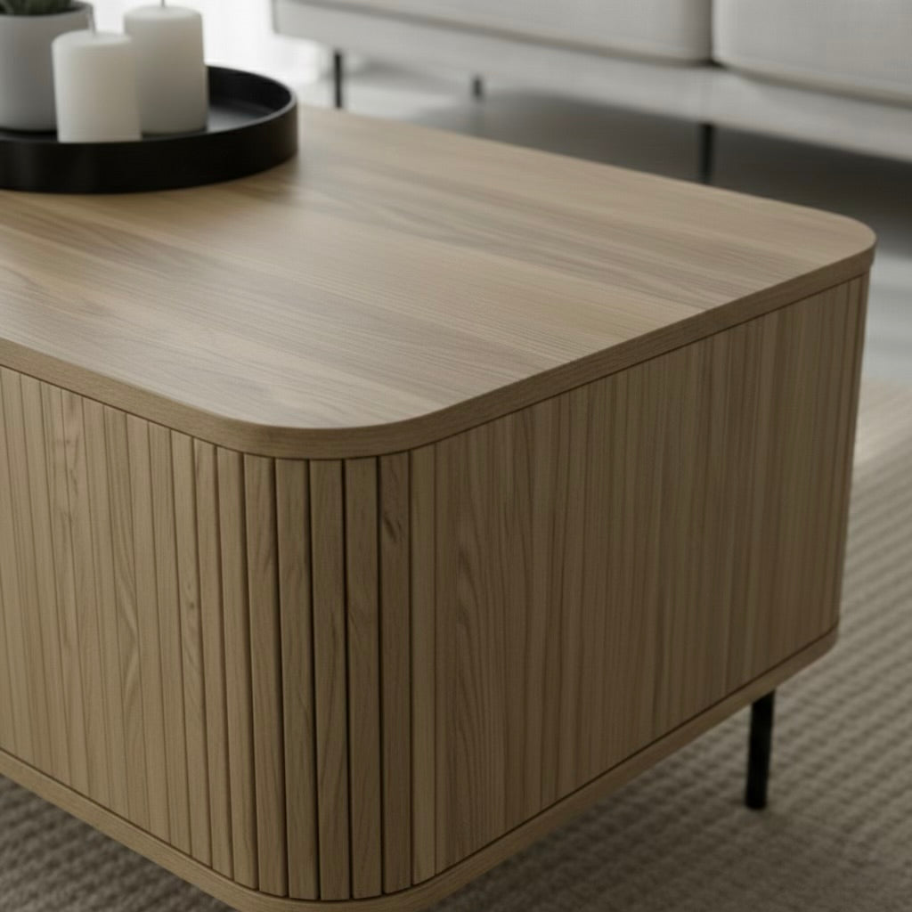 Florence 2 Door Coffee Table Oak V1150-UT003