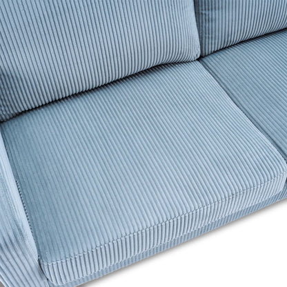Comforro Willow 2 Seater Compressed Sofa V1158-SF-LM2442-21-2S-AQUA