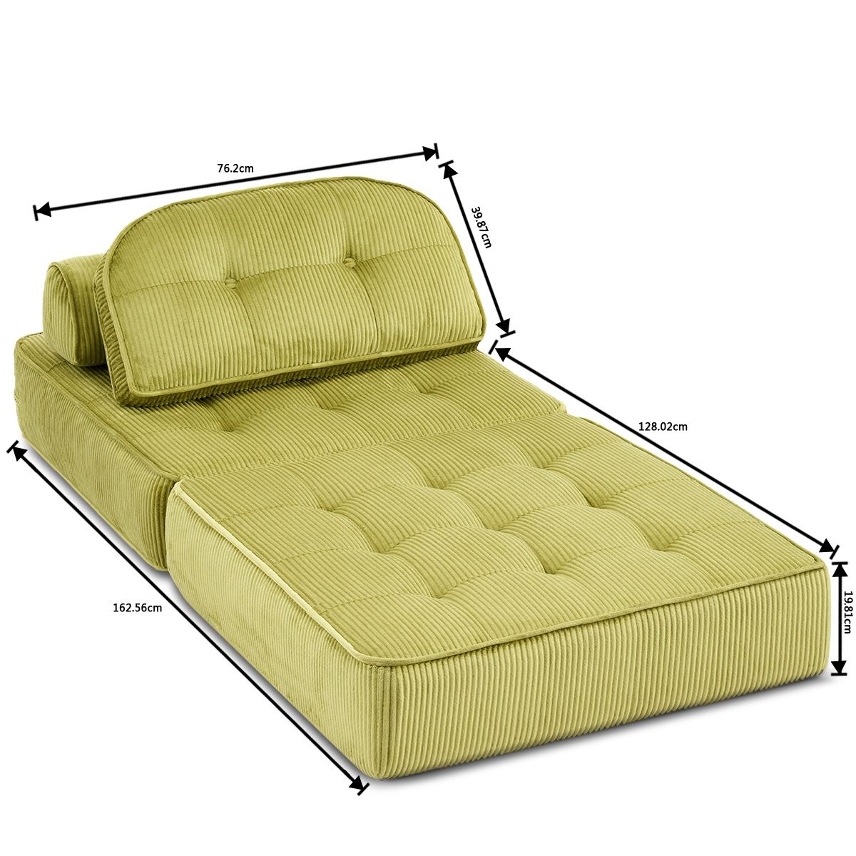Comforro Hando Compressed Chair V1158-ZE5461-MY-K2406-10-GRN