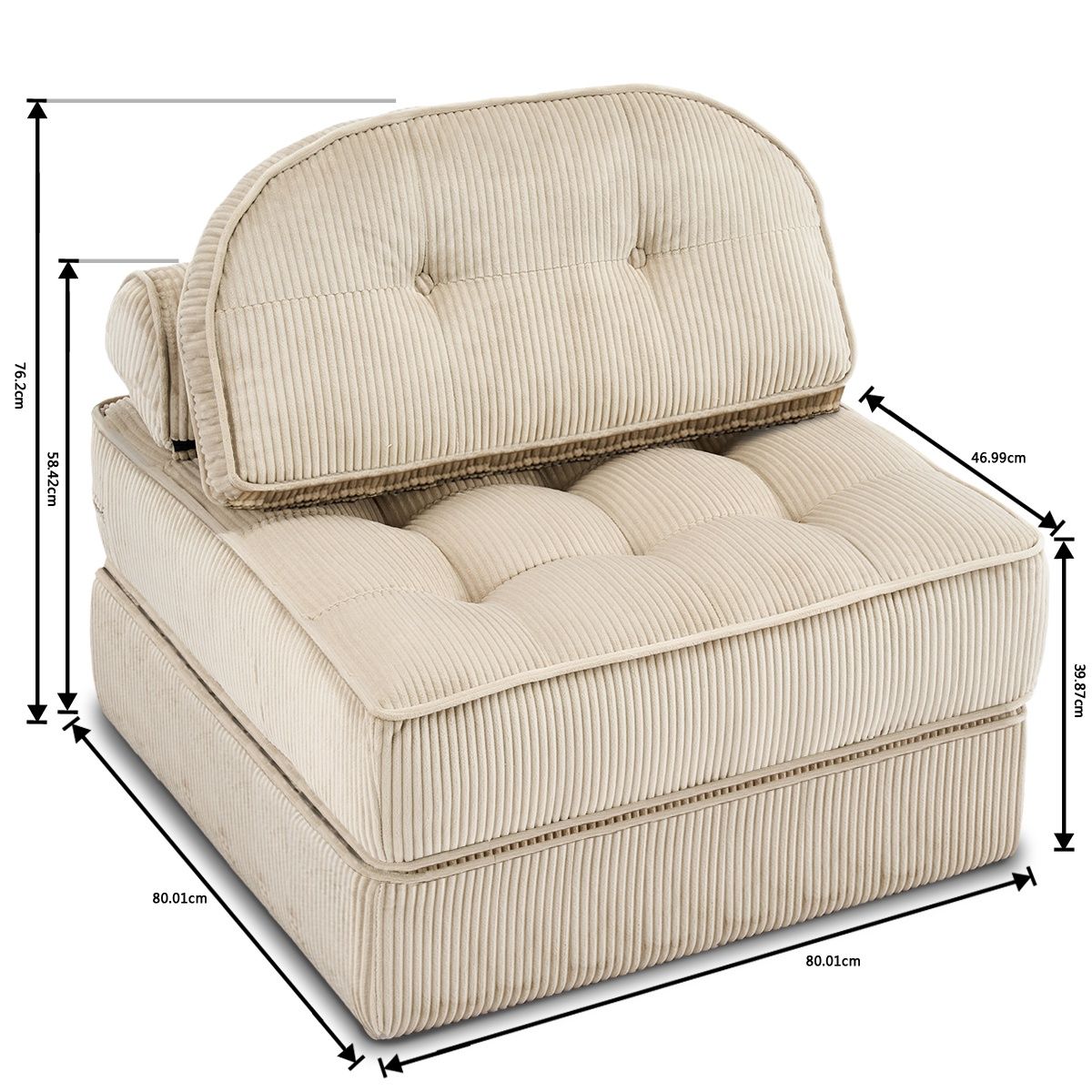 Comforro Hando Compressed Chair V1158-ZE5461-MY-K2406-2-CFE