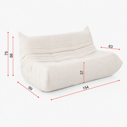 Flutto 2 Seater LOUNGE CHAIR V1158-ZE579-MYJJL12-2-BE
