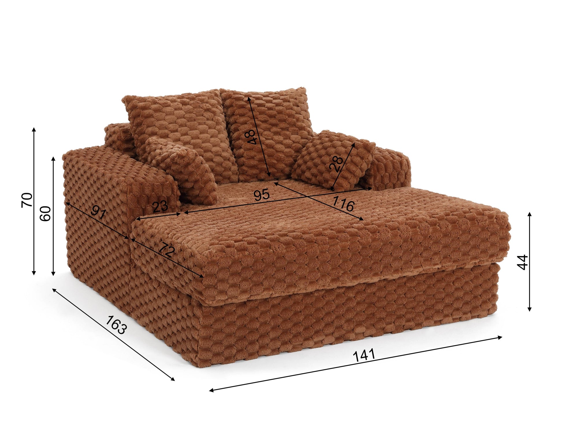 CozyCloud Lounge Chair V1158-ZE7260-WZ3069-3-BR