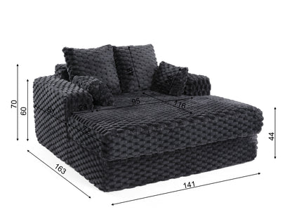 CozyCloud Lounge Chair V1158-ZE7260-WZ3069-8-DGY