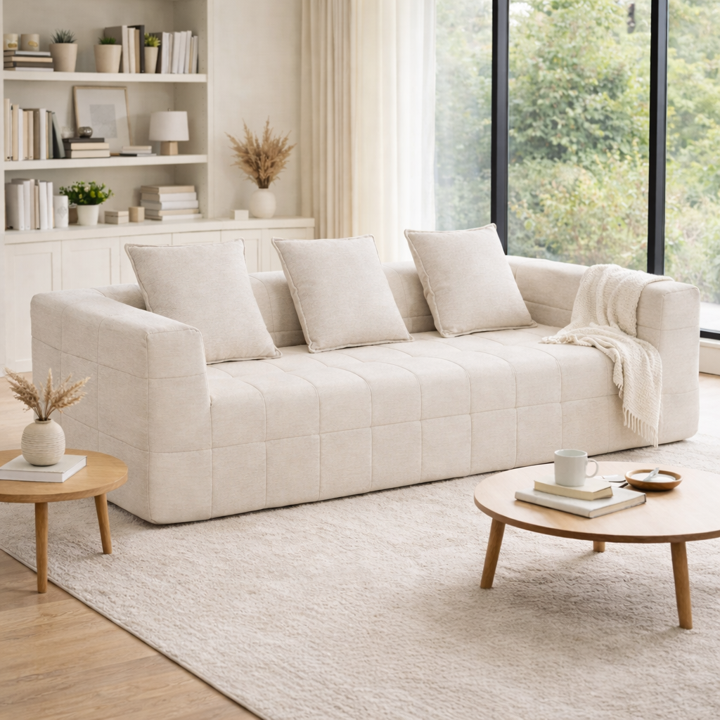 Monda 3 Seater Compressed Sofa V1158-ZE7264-MYJJL12-2-BE