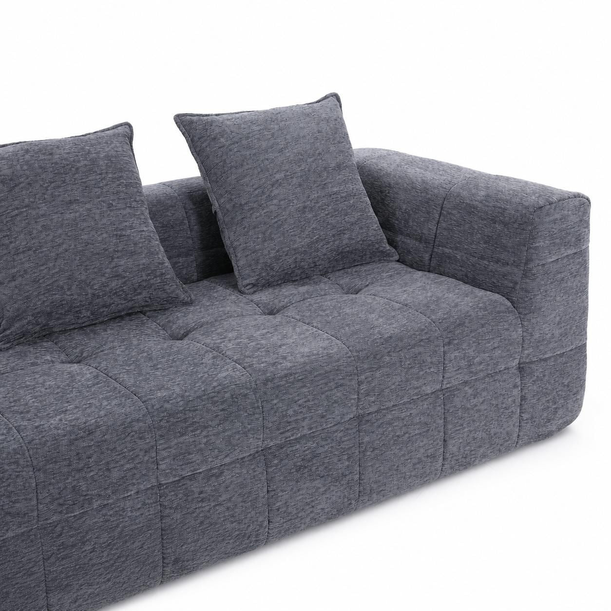 Monda 3 Seater Compressed Sofa V1158-ZE7264-MYJJL12-2-GY