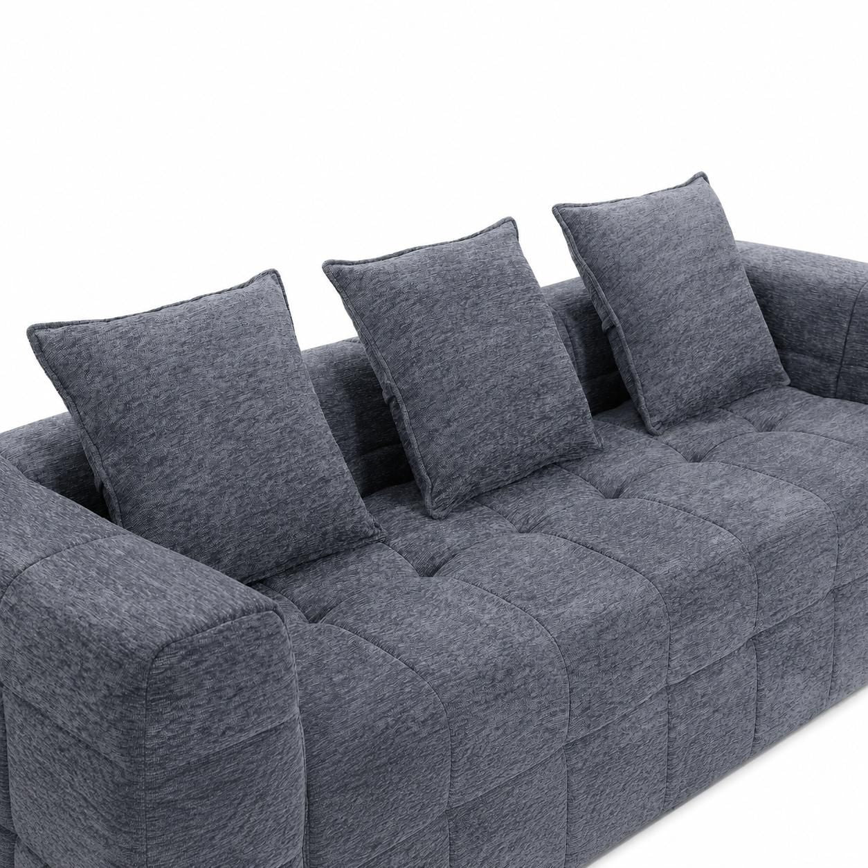 Monda 3 Seater Compressed Sofa V1158-ZE7264-MYJJL12-2-GY