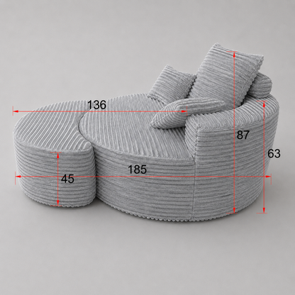 Leon Lounge Armchair V1158-ZE8678-CX-123-15-GY