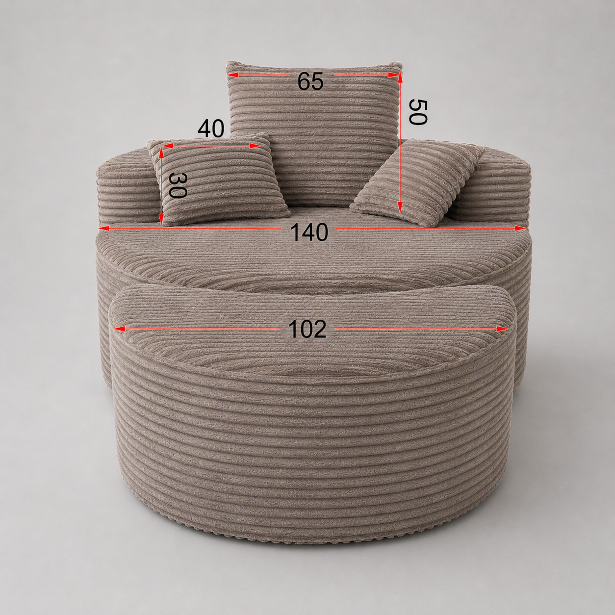 Leon Lounge Armchair V1158-ZE8678-CX-123-7-CFE