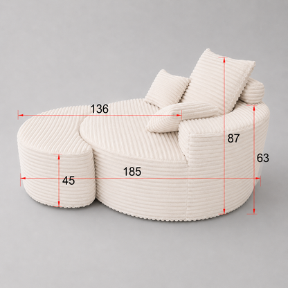 Leon Lounge Armchair V1158-ZE8678-CX-123-8-KHA