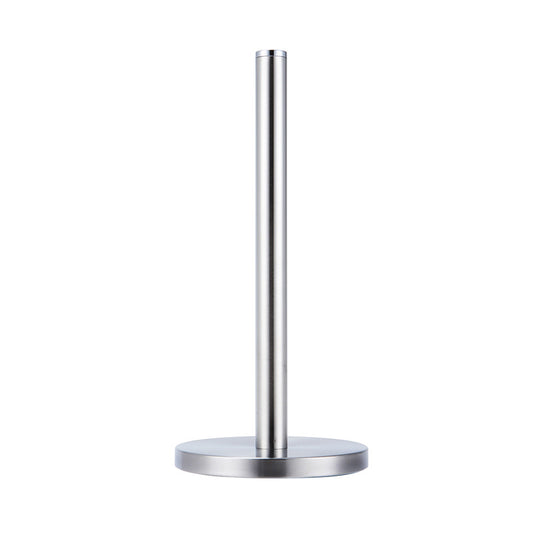 Stainless Steel Paper Towel Holder for Kitchen Countertop Cling Film Storage Rack-Silver V1161-105303