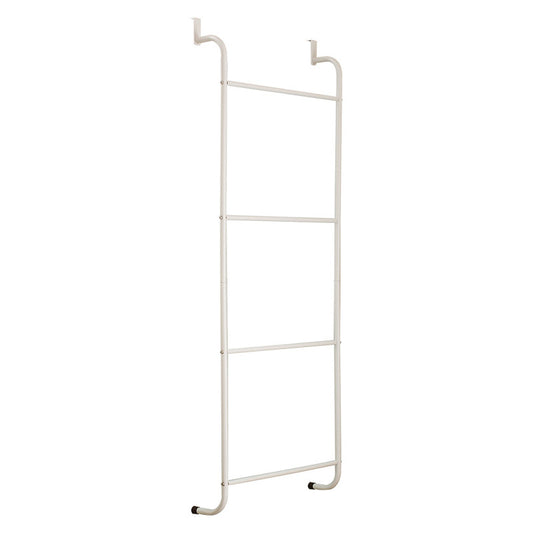 Over The Door Towel Rack Metal Behind Door Hanger for Bathroom Bedroom-White V1161-107210