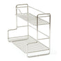 Mini Stainless Steel Kitchen Spice Storage Rack Bathroom And Toilet Organizer Rack-Silver V1161-107844