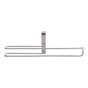Stainless Steel No-punch Roll Paper Rack for Kitchen Cabinet Cling Film Storage Rack-Silver V1161-109311A