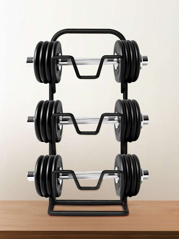 Three-layer Pot Lid Rack Kitchen Countertop Organizer for Cutting Board-Black V1161-600459