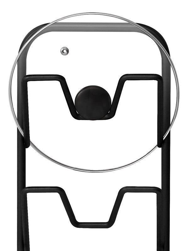 Three-layer Pot Lid Rack Kitchen Countertop Organizer for Cutting Board-Black V1161-600459