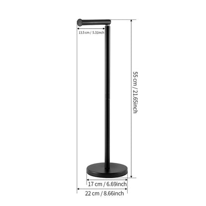 Floor Standing Toilet Paper Holder-Black V1161-860052