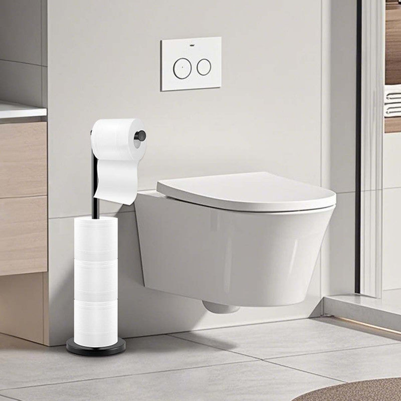 Floor Standing Toilet Paper Holder-Black V1161-860052