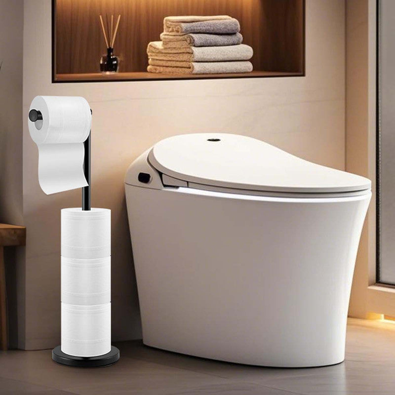 Floor Standing Toilet Paper Holder-Black V1161-860052