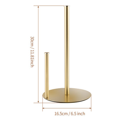 Stainless Steel Double Pole Paper Towel Holder-Gold V1161-960250