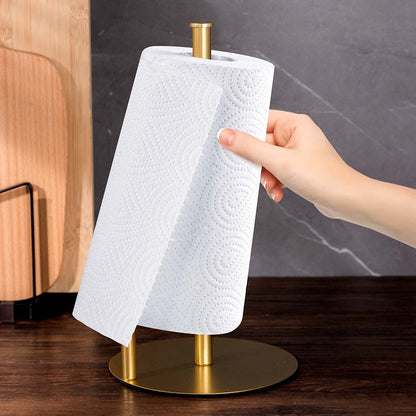 Stainless Steel Double Pole Paper Towel Holder-Gold V1161-960250