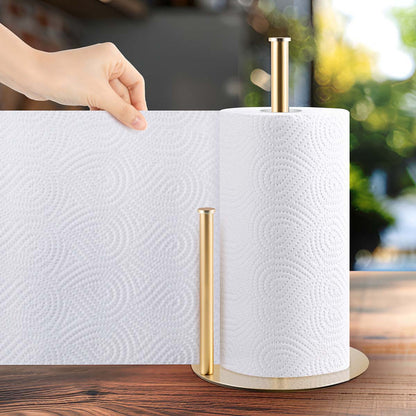 Stainless Steel Double Pole Paper Towel Holder-Gold V1161-960250