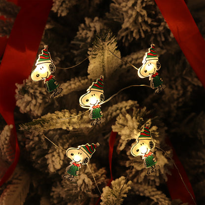 2m 20 LED Christmas Snoopy String Lights with 2x AA Battery Box V1163-SD-SNB-A