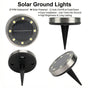 30pcs Solar Ground Lights IP68 Waterproof Warm Light High Brightness Auto On/Off Long Lasting V1163-TYN-B-30
