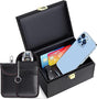 Faraday Box with Faraday Pouch 2 Pack, Keyless Entry Car Key Safe Protector RFID Anti-Theft Signal Blocking V1164-325727