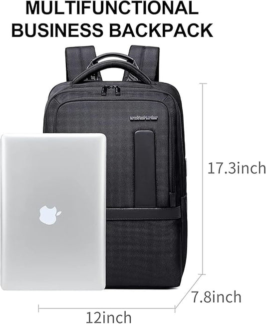 27L Laptop Backpack for Men-USB & Type-C Charging Port, Water-Resistant, Fits 16" Laptop, Expandable, Perfect V1164-325757