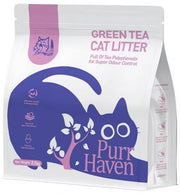 Purr Haven Green Tea Cat Litter | 1 Carton | 6 Packs Per Carton | 2.5kg Per Pack V1165-PURRHAVEN-TEA