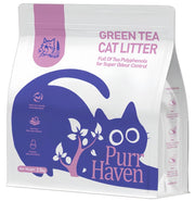 Purr Haven Green Tea Cat Litter | 3 Packs | 2.5 kg Per Pack V1165-PURRHAVEN-TEA3